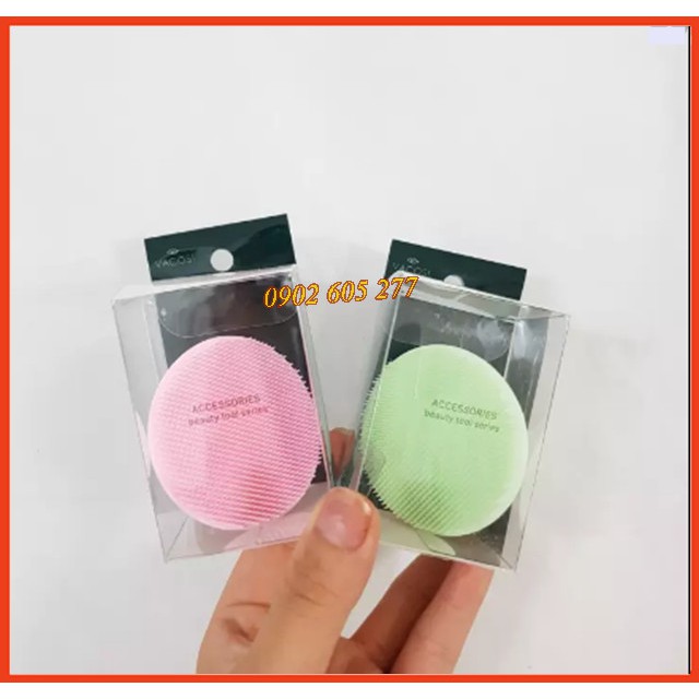 [Hàng chính hãng]Miếng Rửa Mặt Vacosi Silicone Cleansing Pad DC04