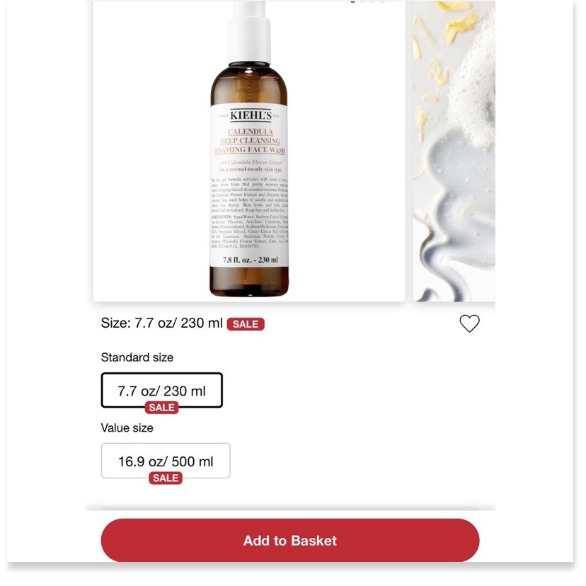 [Mã giảm giá mỹ phẩm chính hãng] [AUTH] TONER HOA CÚC KIEHL'S 250ML-500ML - SỮA RỬA MẶT HOA CÚC KIEHL'S