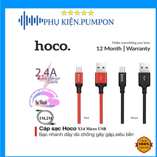 [Chính Hãng]Cáp sạc Hoco X14 Micro - Siêu Bền.
