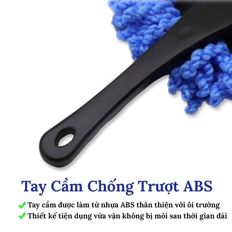 Chổi Lau Quét Bụi Xe Ô Tô, Chổi Lau Xe Ô Tô, Vệ Sinh Nhà Cửa Đa Năng, Sợi Microfiber Siêu Mịn