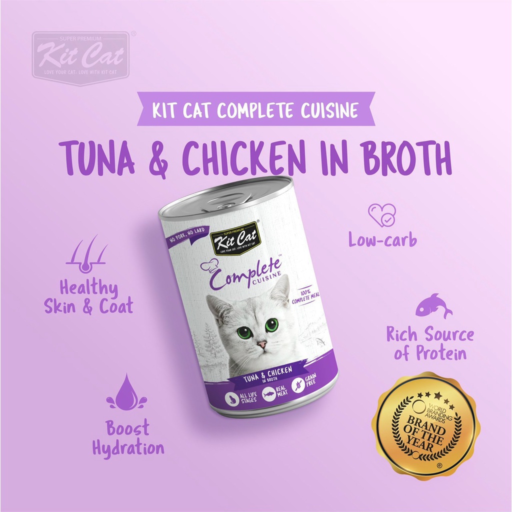 Pate mèo KitCat Complete Cuisine lon 150g