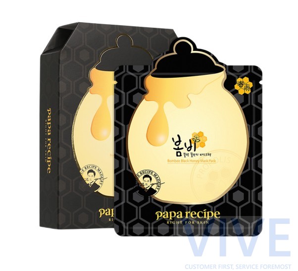 Mặt nạ
 Papa Recipe Bombee Honey Mask (10 Sheets)/purple/yellow/black/whitening/green/red