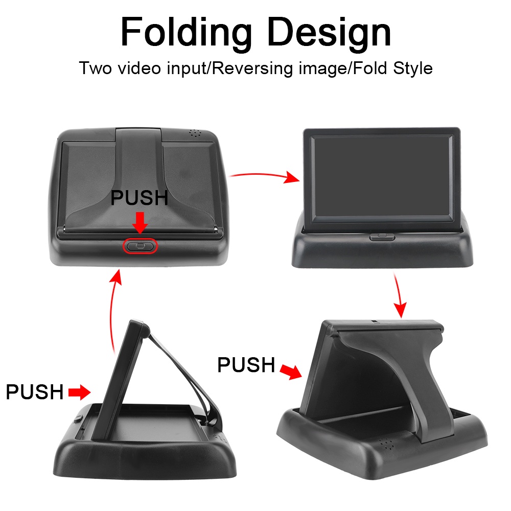 Hệ thống màn hình 4.3" inch cho xe hơi | BigBuy360 - bigbuy360.vn