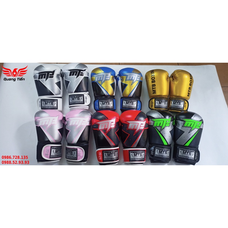 Găng tay Boxing Max MTB màu hồng