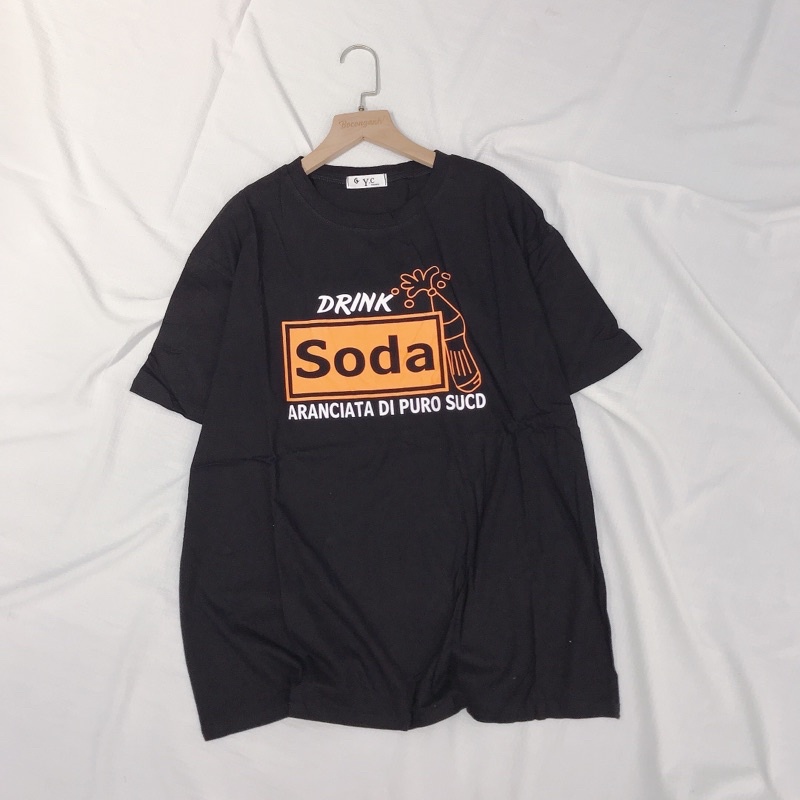 Áo Thun Soda Form To Rộng Hàng Quảng Châu HB72 Thun Khô Mỏng Mát