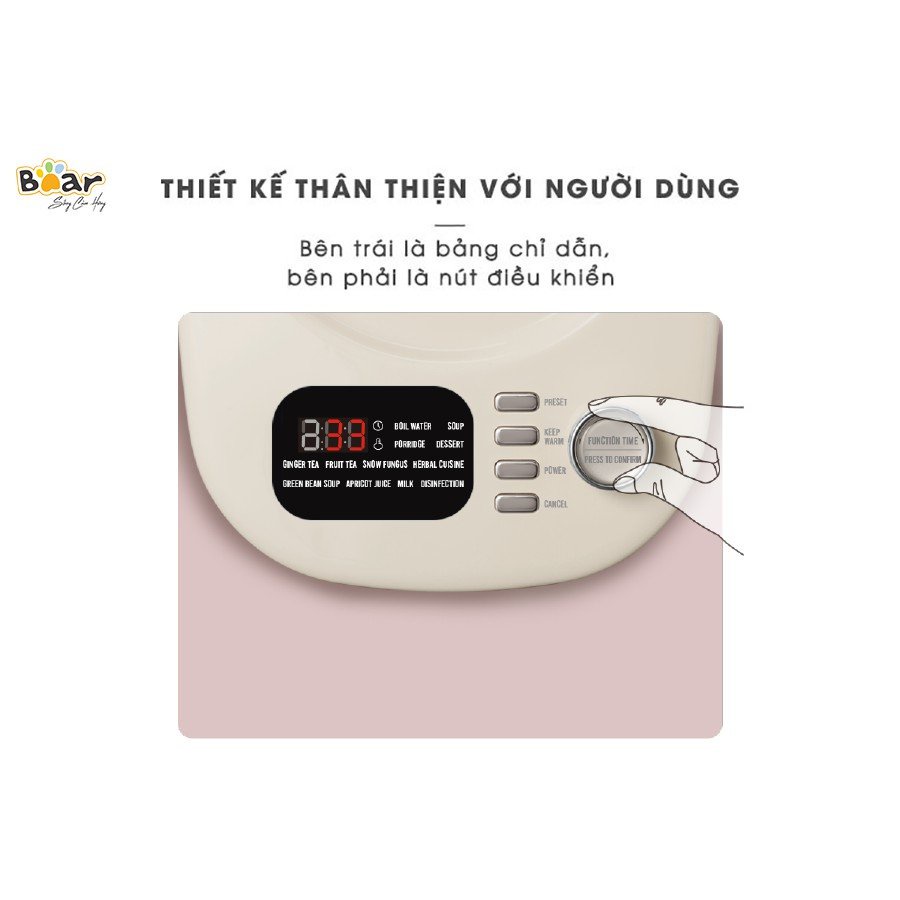 Máy Pha Trà Bear SUBE011, ✔️Đa Năng, ✔️Thông Minh, ✔️An Toàn, Nhỏ Gọn Tiện Ích.