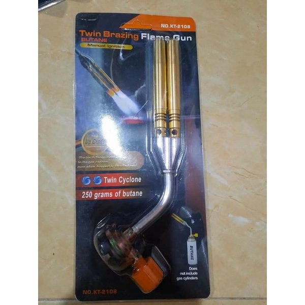 Khò ga mini 2 ống KT - 2108, Đèn khò hàn mini