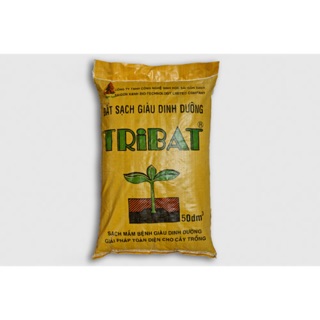 Đất sạch dinh dưỡng trồng rau Tribat 50dm3 (25kg)