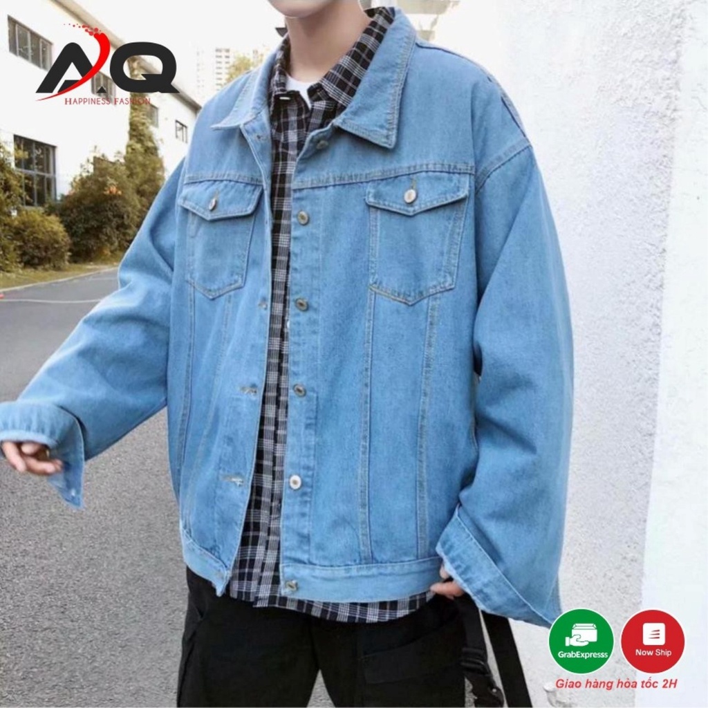 Áo Khoác Jean Nam Nữ Áo Bò Rin Jeans Nam Nữ Cao Cấp FREESHIP + QUÀ TẶNG Cao Cấp Đa Năng Nhiều Mẫu T&amp;A STORE