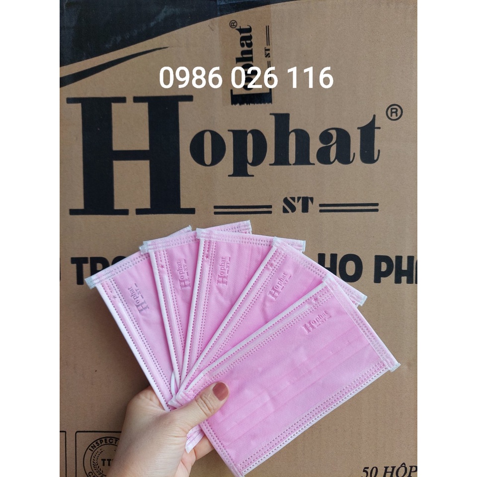 Khẩu Trang Y Tế Hồ Phát 4 lớp - Kháng Khuẩn, Chống Bụi, An Toàn Sức Khỏe