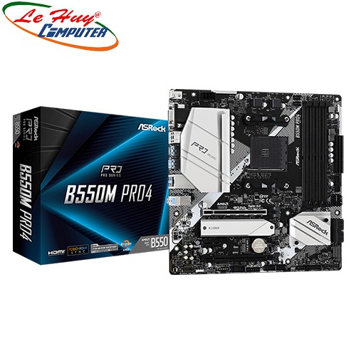 Bo mạch chủ - Mainboard Asrock B550M Pro4