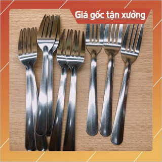 Bộ 10 cái nĩa ăn cơm inox 201 - 18cm