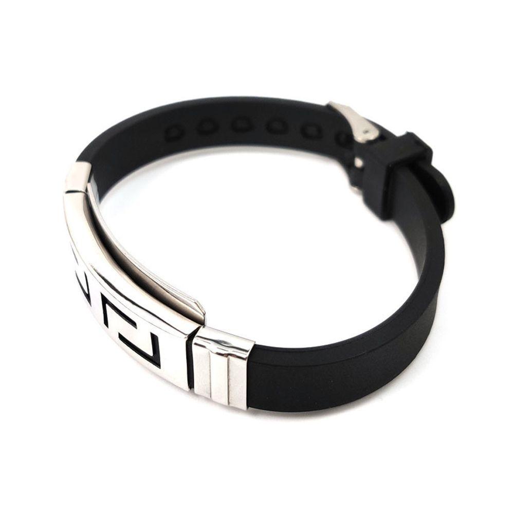 Vòng Tay Dây Thừng Phối Mặt Thánh Giá Bằng Thép Không Gỉ Thời Trang Phong Cách Hip Hop Hàn Quốc BERNARDO