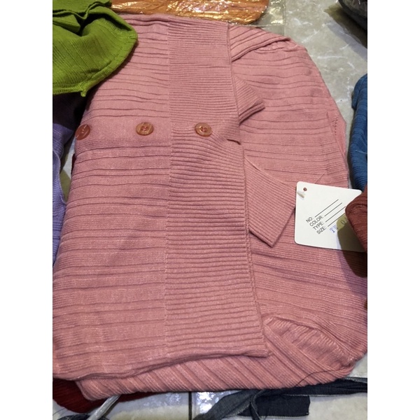 Áo khoác nhẹ vải thun len