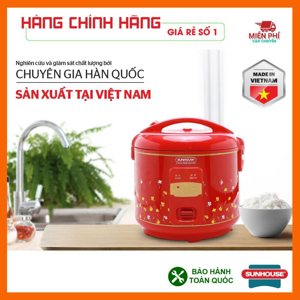 NỒI CƠM ĐIỆN 1.8L SH18M SUNHOUSE, NỒI CƠM ĐIỆN SUNHOUSE SH18M, SIÊU BỀN BẢO HÀNH TOÀN QUỐC