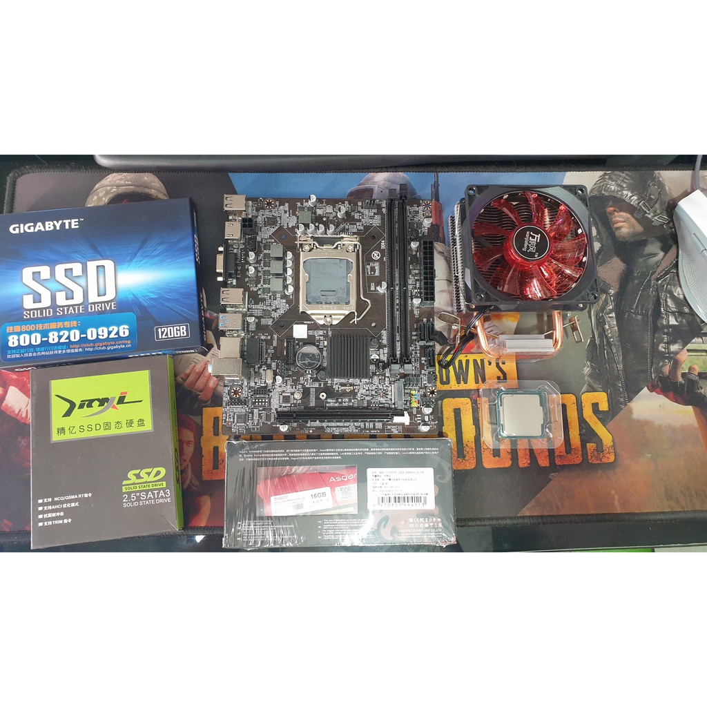 [BẢO HÀNH 36 THÁNG] COMBO CPU I3 9100F + MAIN H310 + RAM DDR4 2666 16GB + SSD 120GB NEW 100%