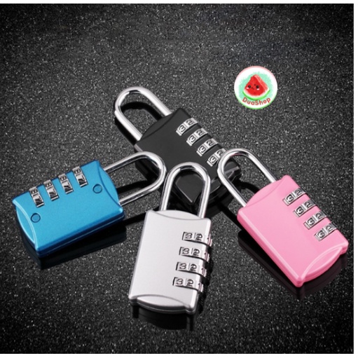 Ổ Khóa Du Lịch Mini Cao Cấp 4 Số - 3 Số An Toàn Tiện Dụng Cho Balô, Vali, Hành Lý 🍉Duashop🍉