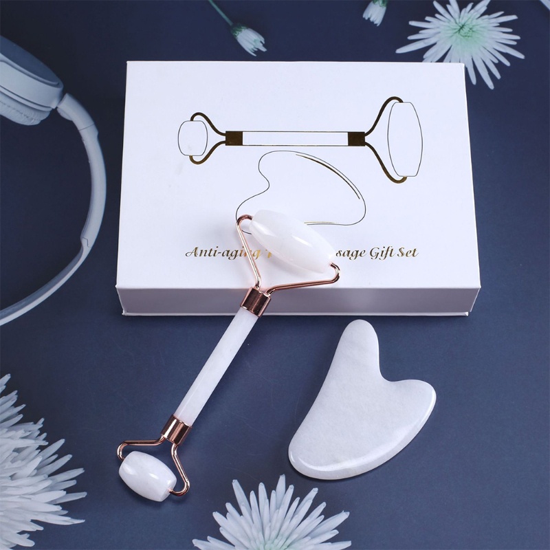 Youyo Thanh Lăn Ngọc Bích Mát Xa Mặt Và Gua Sha - Dụng Cụ Lăn Mát Xa Làm Đẹp Thủ Công - Chính Hãng N