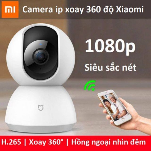 Camera ip xoay 360 độ Xiaomi Mijia 1080 phiên bản 2018