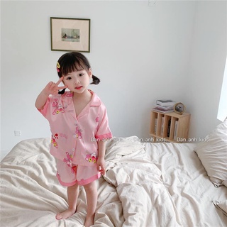 SET NGỦ LỤA NGẮN CHO BÉ GÁI
