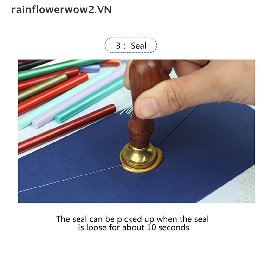 Bộ 10 Que Sáp Dùng Đóng Dấu Niêm Phong Bì Thư / Làm Thủ Công
