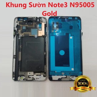 Khung Sườn, Viền Benzen Note3 / N9005 Gold New Full Chính Hãng