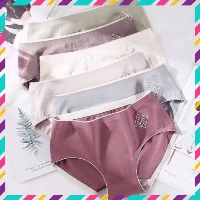 Quần lót nữ O2 Cotton Ép Không Đường May ( Được Chọn Màu )