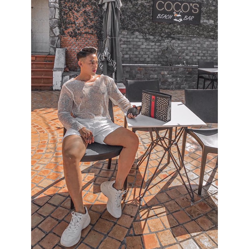 Áo lưới nam đi biển | BigBuy360 - bigbuy360.vn