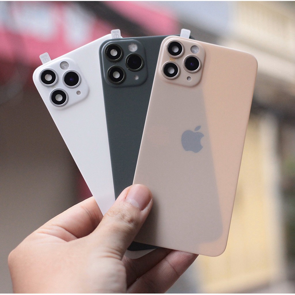 Dán Độ Giả Full nhám mặt sau 3 camera có Flash từ X / Xs / Xs Max lên 11 Pro /11 Pro Max