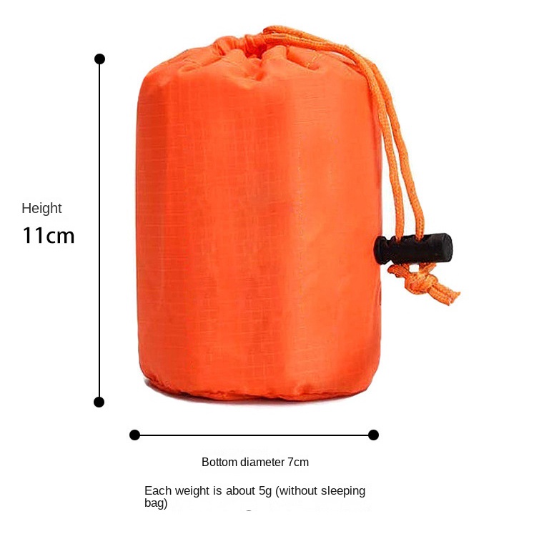 Túi Ngủ Khẩn Cấp PE Phản Quang Cách Nhiệt Chống Bẩn Chống Ẩm