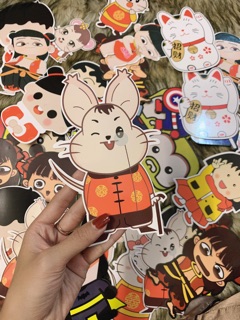 Set 10c lì xì hoạt hình