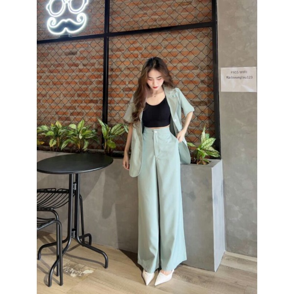TK VEST XANH DÀI siêu hotDiện lên auto sang sịn lại dễ mix đồ lắm ạChất tuyết mưa dầy dặn, áo quần may dáng thụng y mẫu