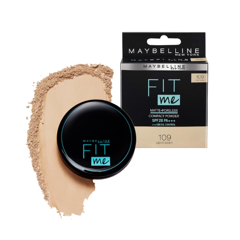 Phấn Nền Kiềm Dầu Chống Nắng 12H SPF28 Mịn Lì Fit Me Maybelline New York Compact 6g | BigBuy360 - bigbuy360.vn