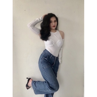 ÁO CROPTOP DÀI TAY ( TAY RỜI)