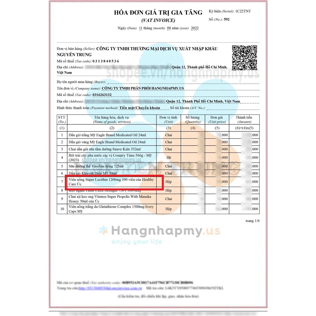 Viên uống Super Lecithin 1200mg 100 viên của Healthy Care Úc
