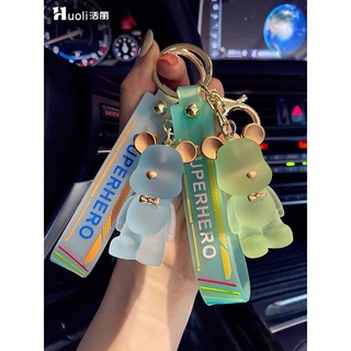 ORDER Móc khoá gấu bearbrick màu thạch trong