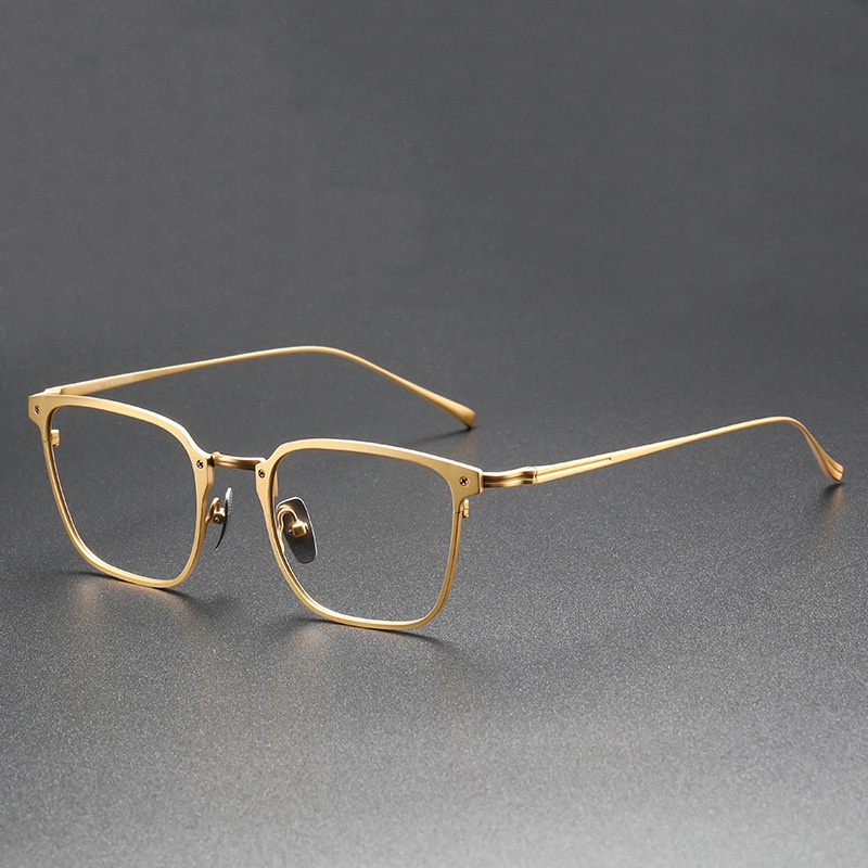 Mắt Kính Phong Cách Retro Nhật Bản 152 Size 152 Bằng Titan