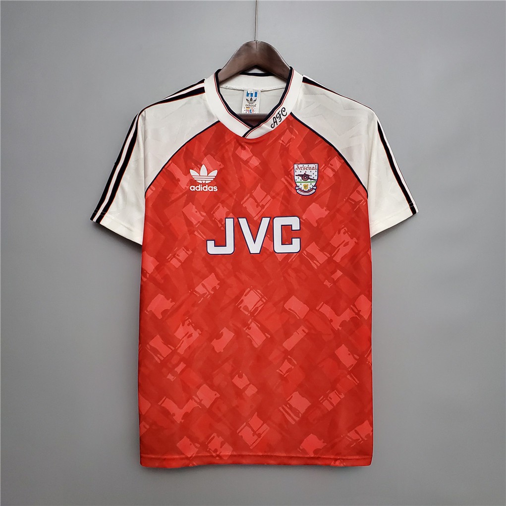 Áo Bóng Đá Đội Tuyển Arsenal 90-92 Phong Cách Retro