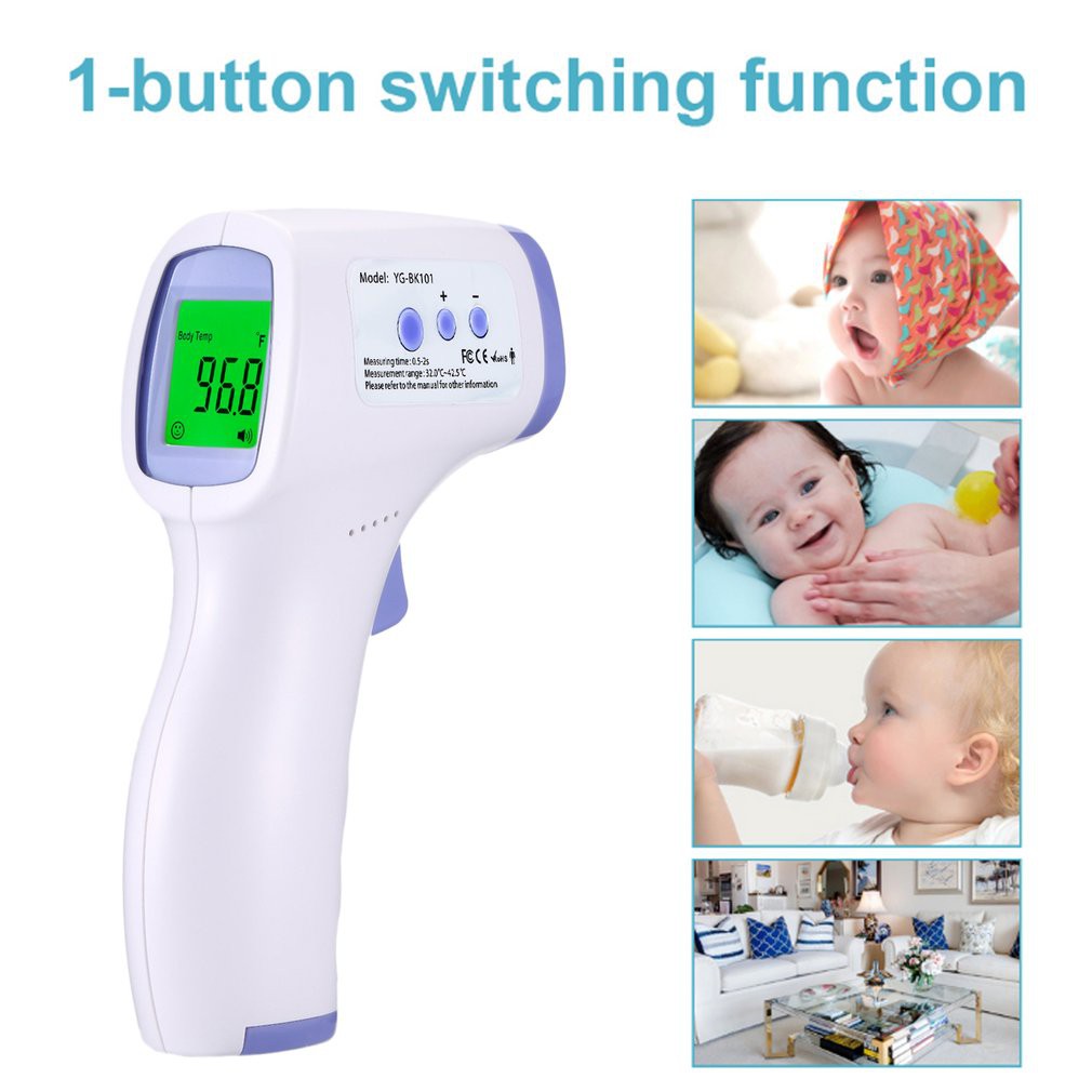 Non-contact Infrared Thermometer Handheld Infrared Thermometer High Precision Measures Body Temperature