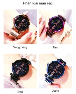 Đồng hồ nữ dây nam châm DIMINI ảnh thật
