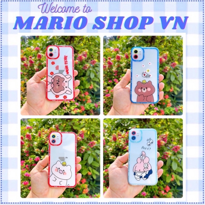 Ốp viền màu Iphone 6/6s/6 plus/6s plus/7/8/se 2020/7 plus/8 plus/X/XS/XS MAX/11/11 PRO MAX