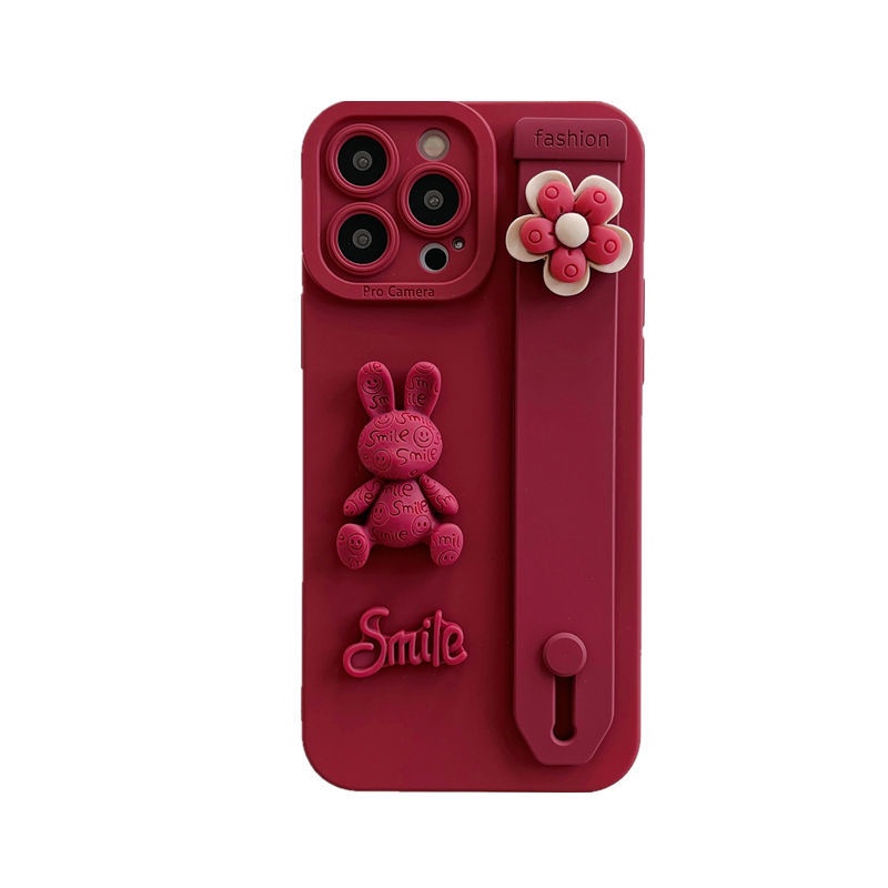 Ốp Điện Thoại Mềm Hình Hoa Nhỏ Có Dây Đeo Cho iphone13promax iPhone11/12pro Soft Case XR x/XS xs.MAX 7/8plus