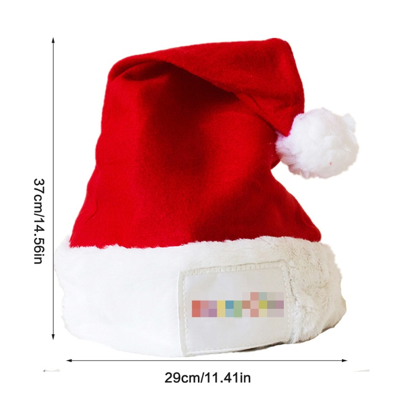 Mũ Ông Già Noel Bằng Lông Nhung Dễ Thương Xinh Xắn Dành Cho Người Lớn Và Trẻ Em