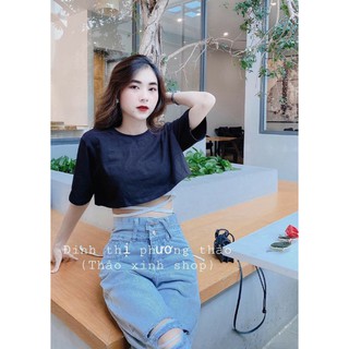 Sét 2 áo cặp croptop dây dài 02 🍓