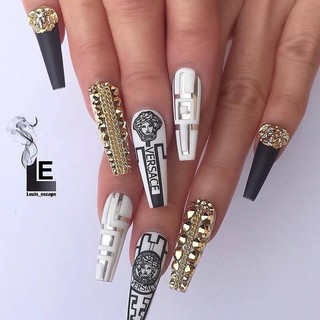 Sticker nails Versace - hình dán móng 3D