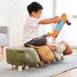 Ghế Đôn Hình Thú Chân Gỗ