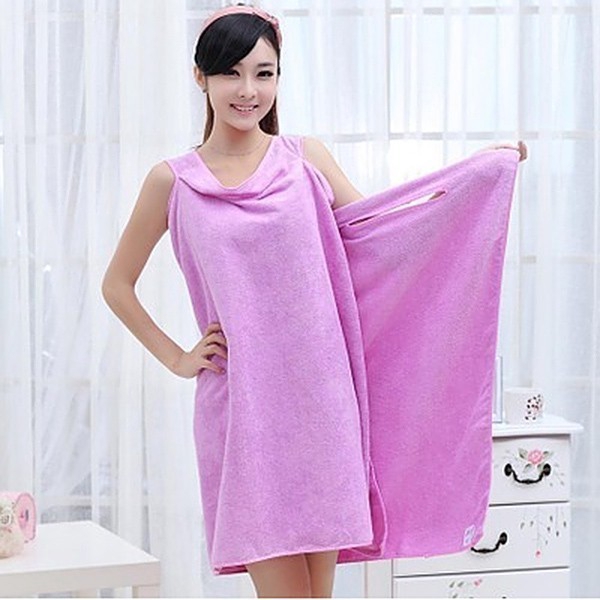 1 Khăn Tắm Quấn Sợi Nhỏ Siêu Thấm Hút Nhanh Khô