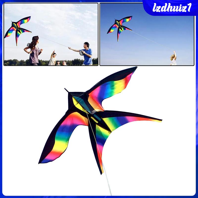 Diều Hình Chim Én Nhiều Màu Sắc Dễ Bay Cho Các Hoạt Động Ngoài Trời