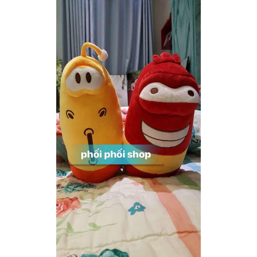 Gấu Bông Hình Chú Sâu Larva Nghịch Ngợm 60 cm SIÊU BỰ