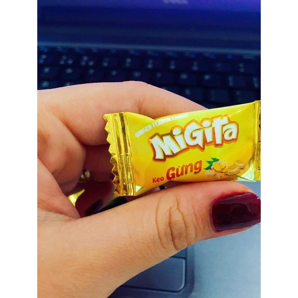 COMBO 5 GÓI KẸO GỪNG MIGITA - gói 70gr
